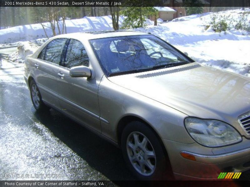 Desert Silver Metallic / Java 2001 Mercedes-Benz S 430 Sedan