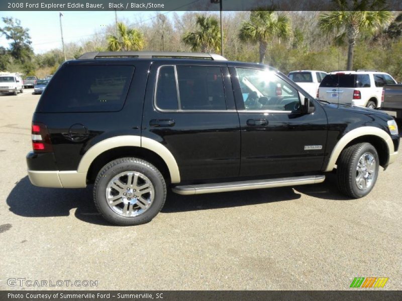 Black / Black/Stone 2008 Ford Explorer Eddie Bauer