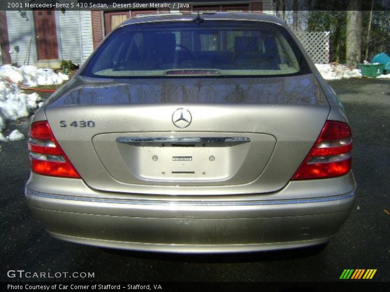 Desert Silver Metallic / Java 2001 Mercedes-Benz S 430 Sedan