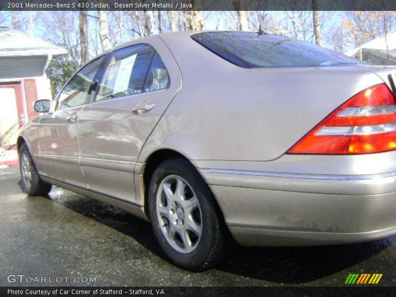 Desert Silver Metallic / Java 2001 Mercedes-Benz S 430 Sedan