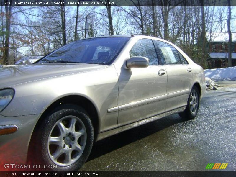 Desert Silver Metallic / Java 2001 Mercedes-Benz S 430 Sedan