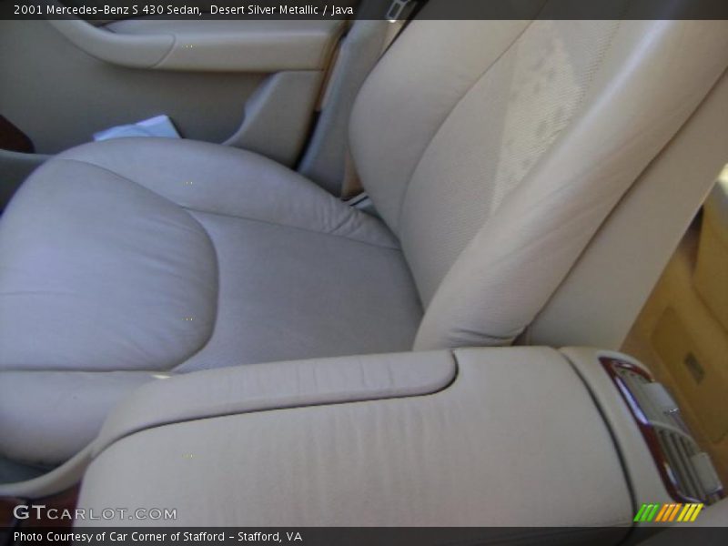 Desert Silver Metallic / Java 2001 Mercedes-Benz S 430 Sedan