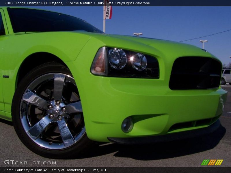 Sublime Metallic / Dark Slate Gray/Light Graystone 2007 Dodge Charger R/T Daytona