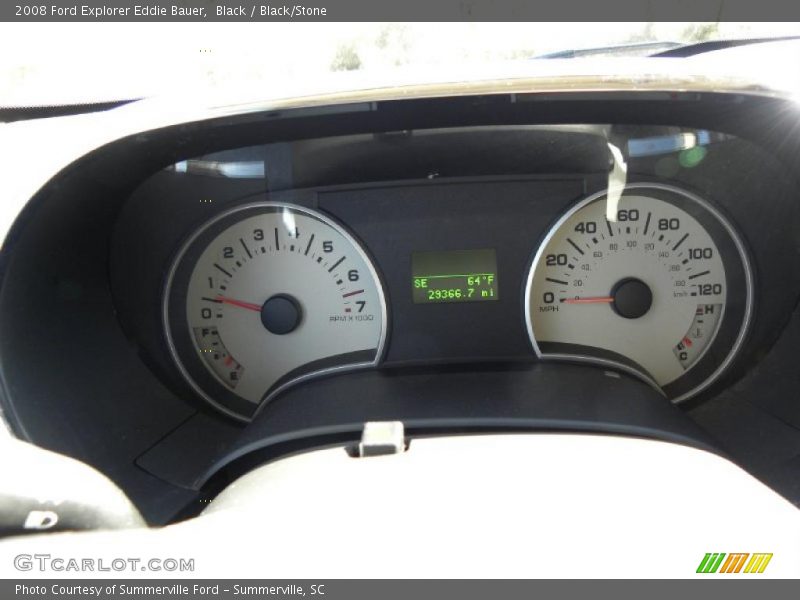 Black / Black/Stone 2008 Ford Explorer Eddie Bauer