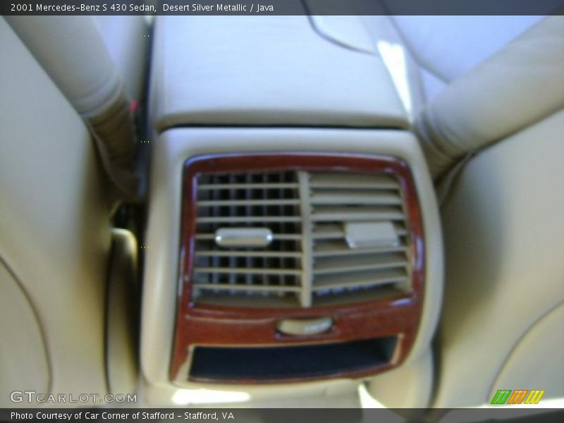Desert Silver Metallic / Java 2001 Mercedes-Benz S 430 Sedan