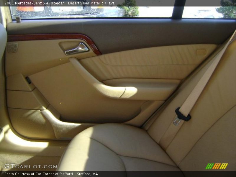 Desert Silver Metallic / Java 2001 Mercedes-Benz S 430 Sedan