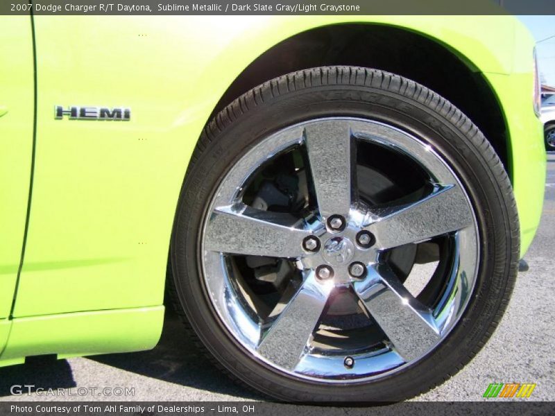 Sublime Metallic / Dark Slate Gray/Light Graystone 2007 Dodge Charger R/T Daytona