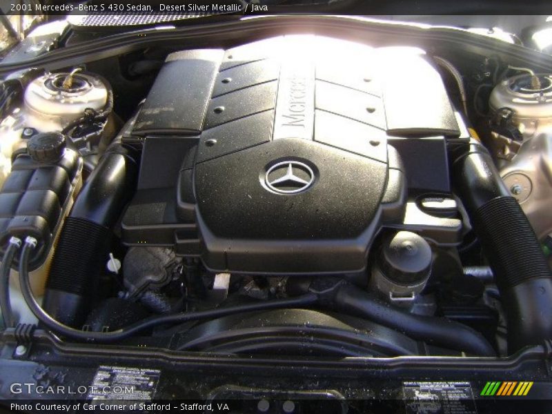 Desert Silver Metallic / Java 2001 Mercedes-Benz S 430 Sedan