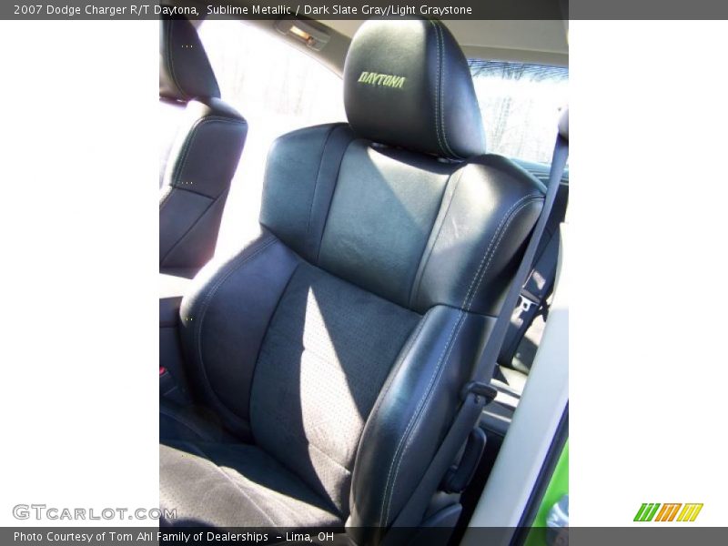 Sublime Metallic / Dark Slate Gray/Light Graystone 2007 Dodge Charger R/T Daytona