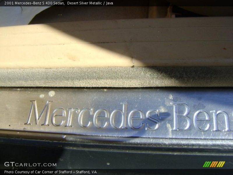 Desert Silver Metallic / Java 2001 Mercedes-Benz S 430 Sedan