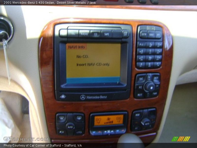 Desert Silver Metallic / Java 2001 Mercedes-Benz S 430 Sedan