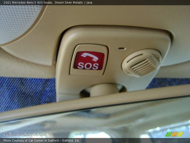 Desert Silver Metallic / Java 2001 Mercedes-Benz S 430 Sedan