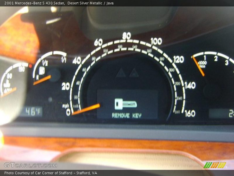 Desert Silver Metallic / Java 2001 Mercedes-Benz S 430 Sedan