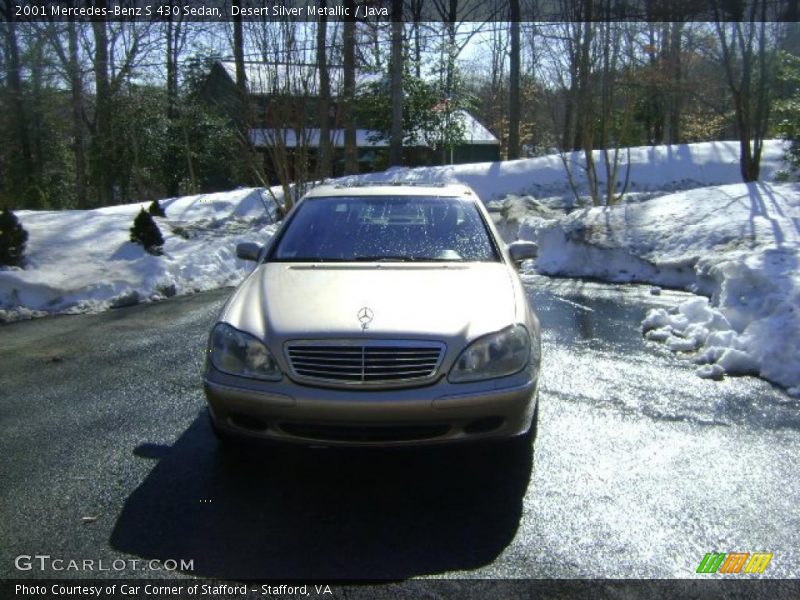 Desert Silver Metallic / Java 2001 Mercedes-Benz S 430 Sedan