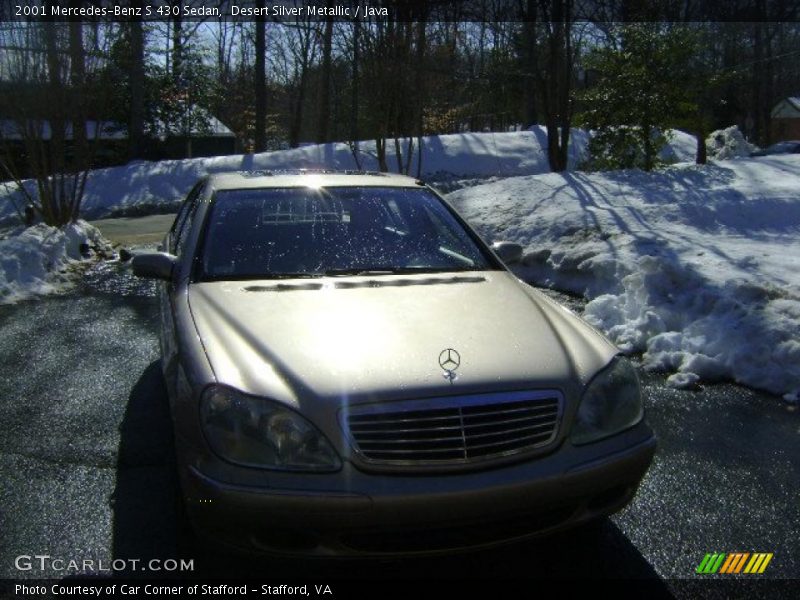 Desert Silver Metallic / Java 2001 Mercedes-Benz S 430 Sedan