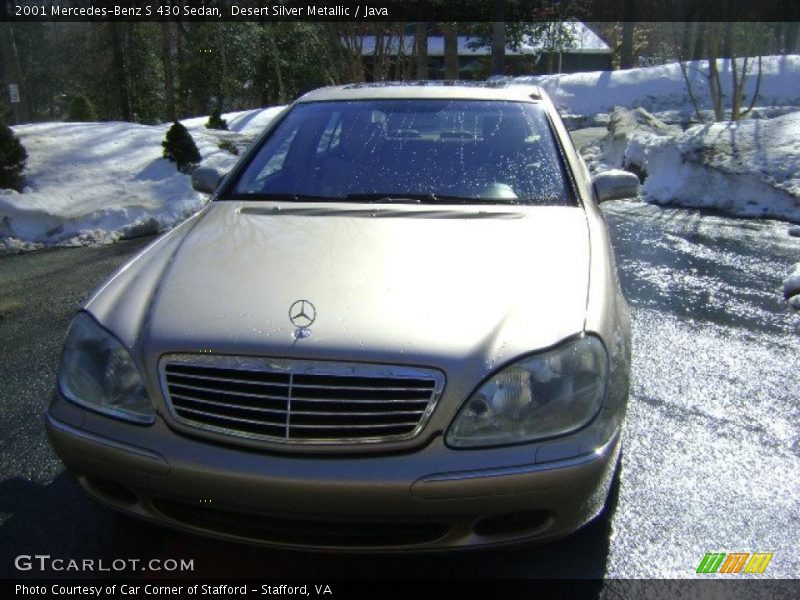 Desert Silver Metallic / Java 2001 Mercedes-Benz S 430 Sedan