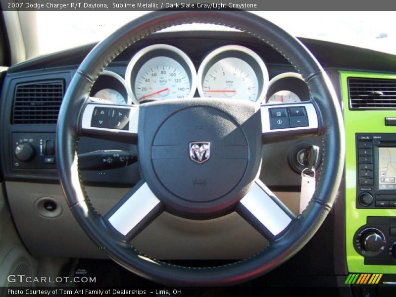 Sublime Metallic / Dark Slate Gray/Light Graystone 2007 Dodge Charger R/T Daytona