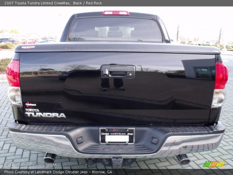 Black / Red Rock 2007 Toyota Tundra Limited CrewMax