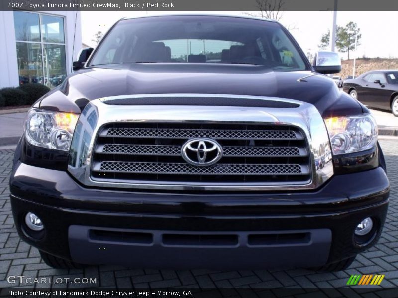 Black / Red Rock 2007 Toyota Tundra Limited CrewMax