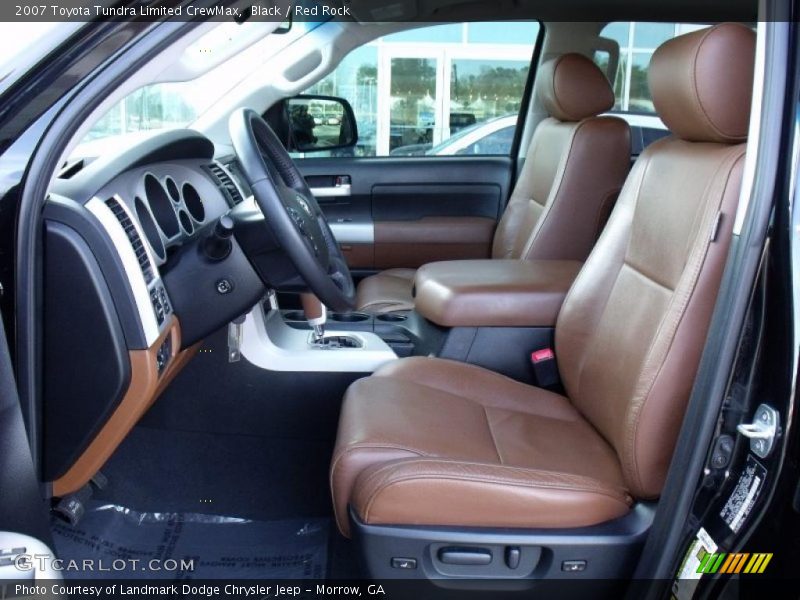 Black / Red Rock 2007 Toyota Tundra Limited CrewMax