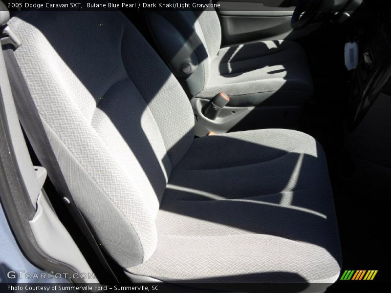 Butane Blue Pearl / Dark Khaki/Light Graystone 2005 Dodge Caravan SXT