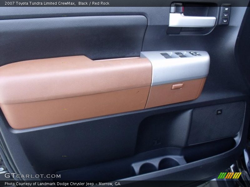 Black / Red Rock 2007 Toyota Tundra Limited CrewMax