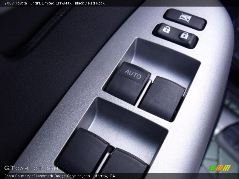 Black / Red Rock 2007 Toyota Tundra Limited CrewMax