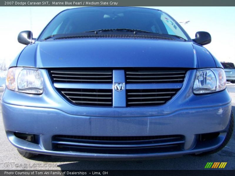 Marine Blue Pearl / Medium Slate Gray 2007 Dodge Caravan SXT