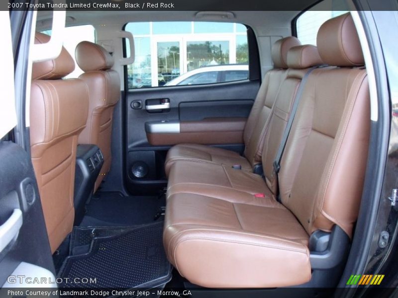 Black / Red Rock 2007 Toyota Tundra Limited CrewMax