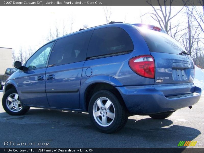 Marine Blue Pearl / Medium Slate Gray 2007 Dodge Caravan SXT
