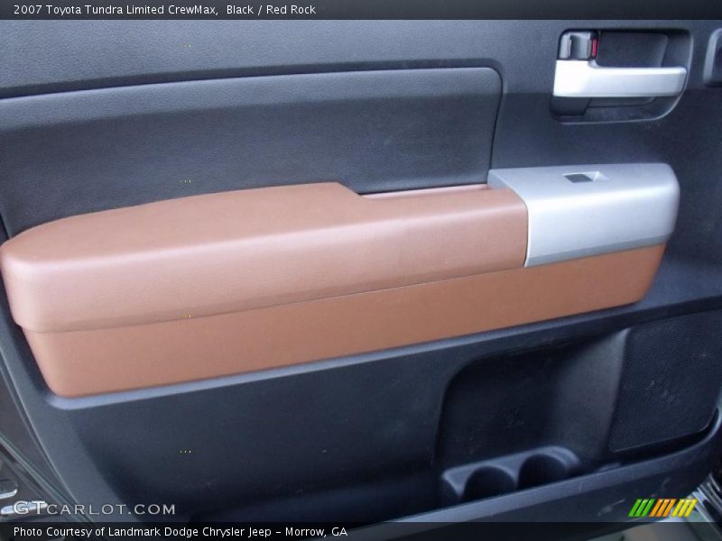 Black / Red Rock 2007 Toyota Tundra Limited CrewMax