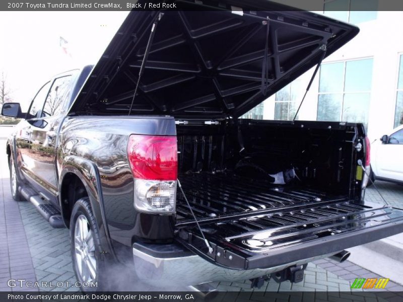 Black / Red Rock 2007 Toyota Tundra Limited CrewMax