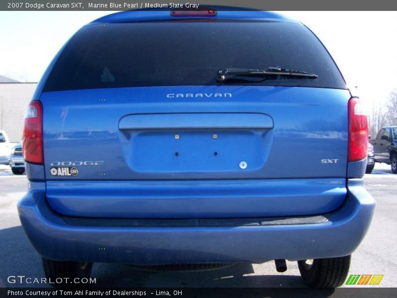 Marine Blue Pearl / Medium Slate Gray 2007 Dodge Caravan SXT