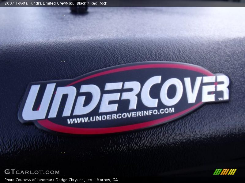 Black / Red Rock 2007 Toyota Tundra Limited CrewMax