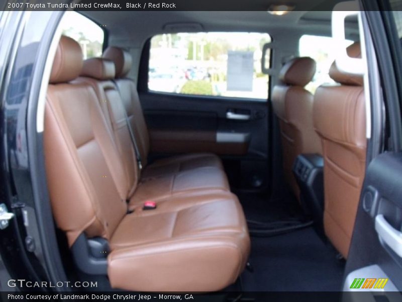 Black / Red Rock 2007 Toyota Tundra Limited CrewMax