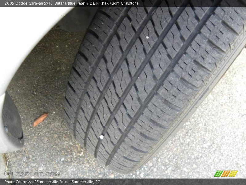 Butane Blue Pearl / Dark Khaki/Light Graystone 2005 Dodge Caravan SXT