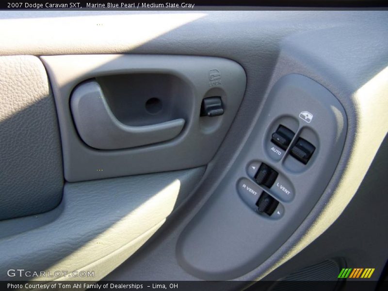 Marine Blue Pearl / Medium Slate Gray 2007 Dodge Caravan SXT