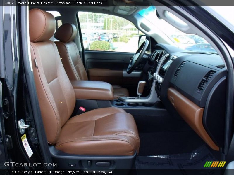 Black / Red Rock 2007 Toyota Tundra Limited CrewMax