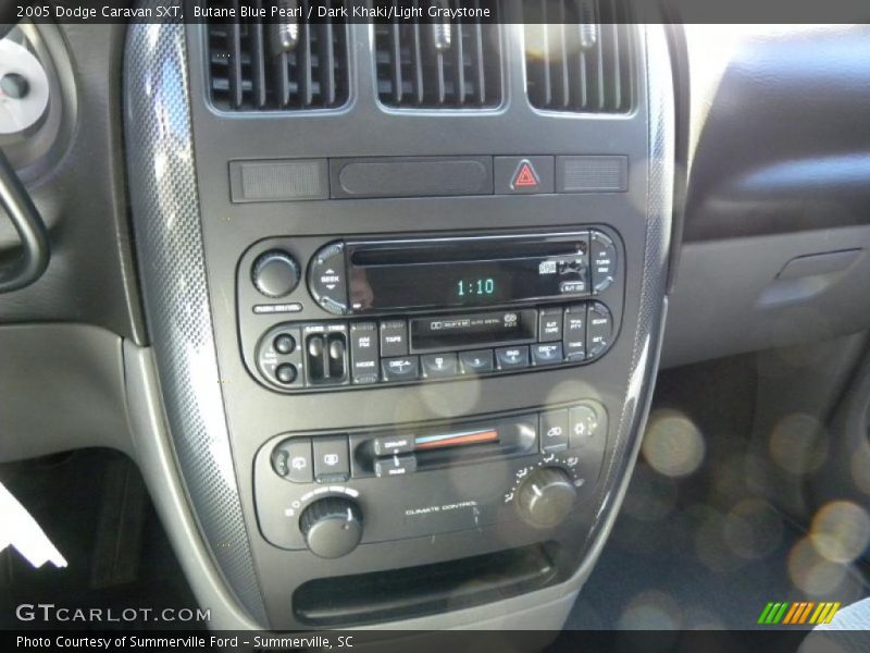 Butane Blue Pearl / Dark Khaki/Light Graystone 2005 Dodge Caravan SXT