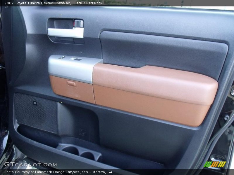 Black / Red Rock 2007 Toyota Tundra Limited CrewMax