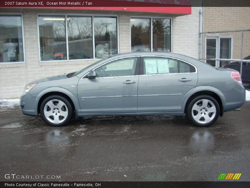 Ocean Mist Metallic / Tan 2007 Saturn Aura XE