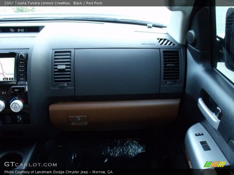 Black / Red Rock 2007 Toyota Tundra Limited CrewMax