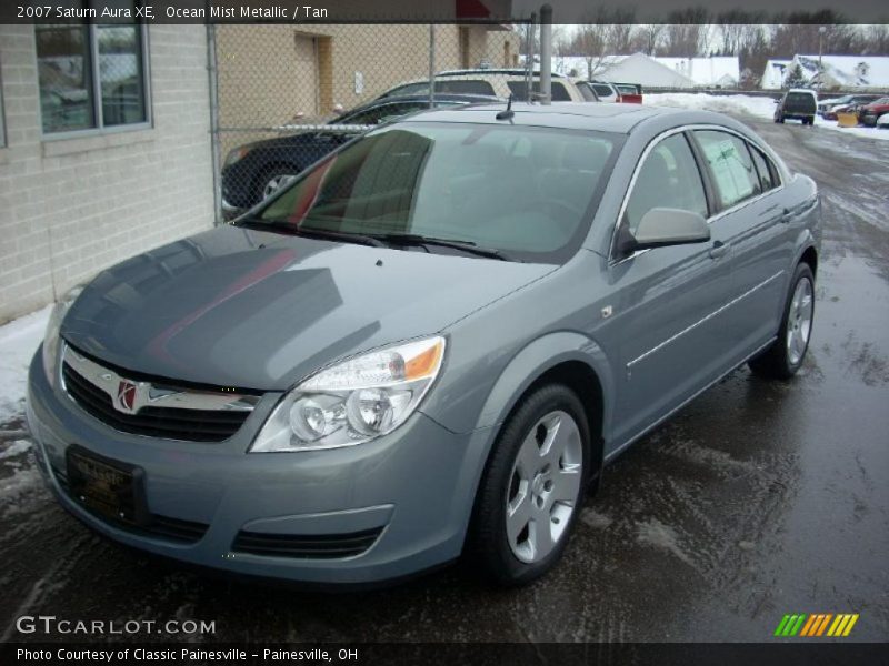 Ocean Mist Metallic / Tan 2007 Saturn Aura XE