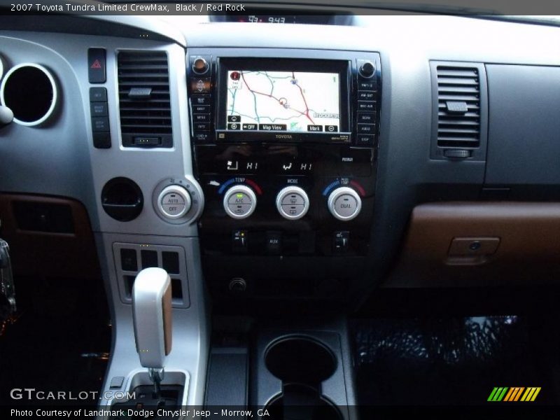 Black / Red Rock 2007 Toyota Tundra Limited CrewMax