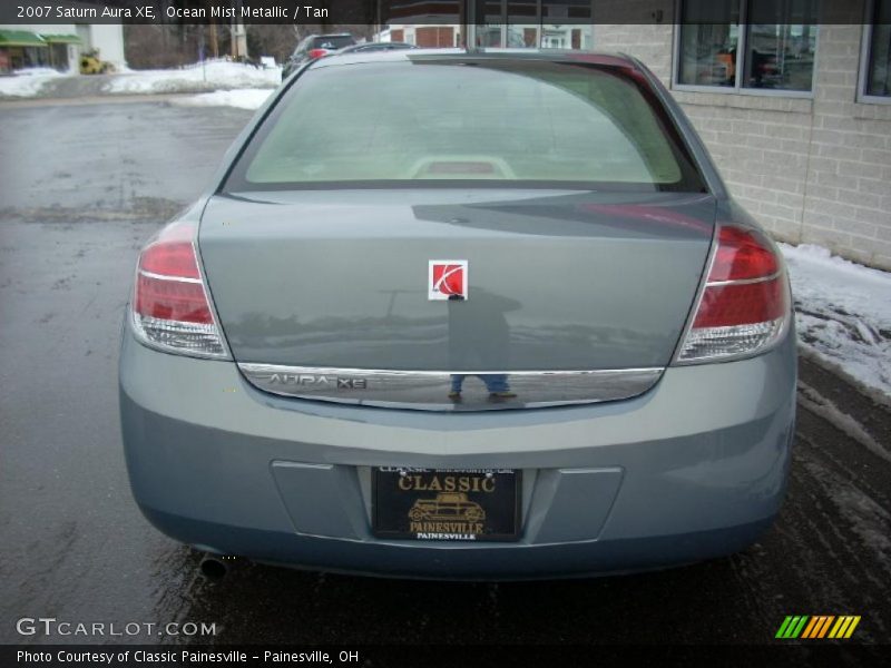 Ocean Mist Metallic / Tan 2007 Saturn Aura XE