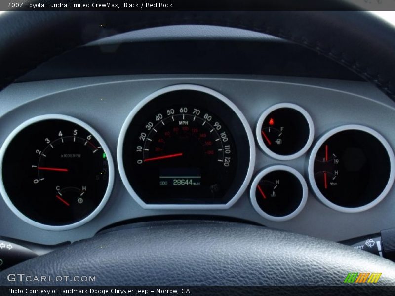 Black / Red Rock 2007 Toyota Tundra Limited CrewMax