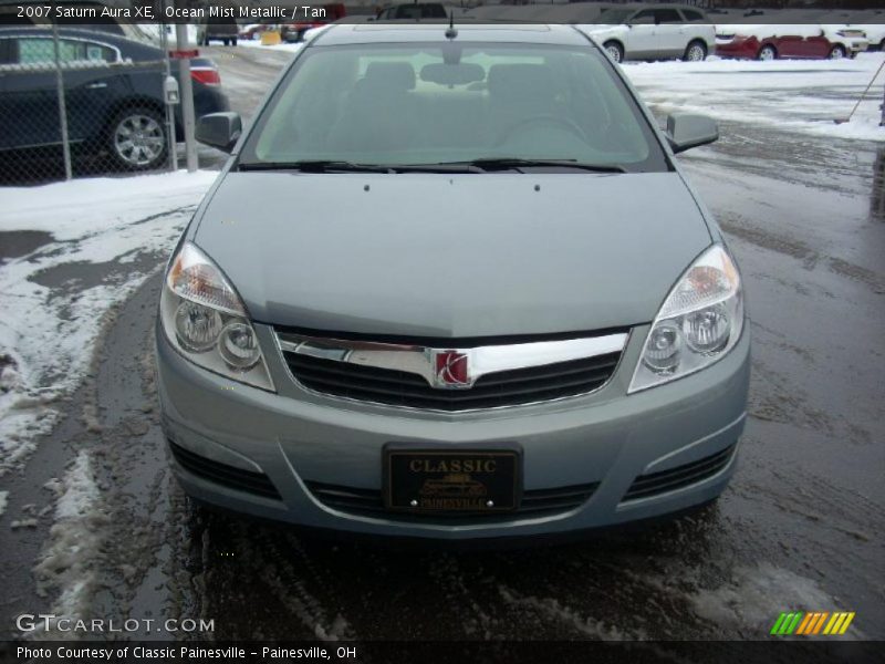 Ocean Mist Metallic / Tan 2007 Saturn Aura XE