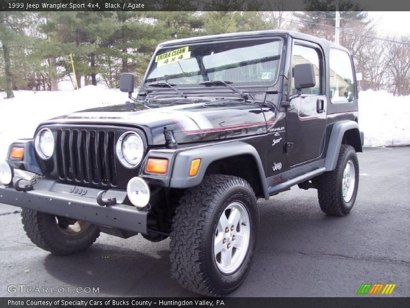 Black / Agate 1999 Jeep Wrangler Sport 4x4