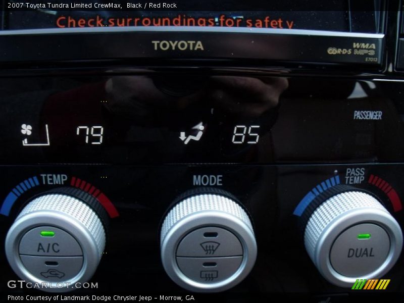 Black / Red Rock 2007 Toyota Tundra Limited CrewMax