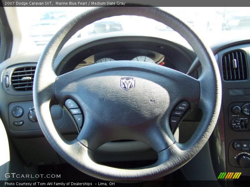 Marine Blue Pearl / Medium Slate Gray 2007 Dodge Caravan SXT